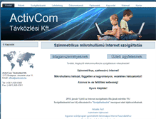 Tablet Screenshot of activcom.hu